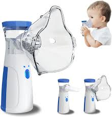 Portable Nebulizer Machine for Adults & Kids – Handheld Nebulizer for Breathing Relief, Travel & Home Use with Auto-Clean Function