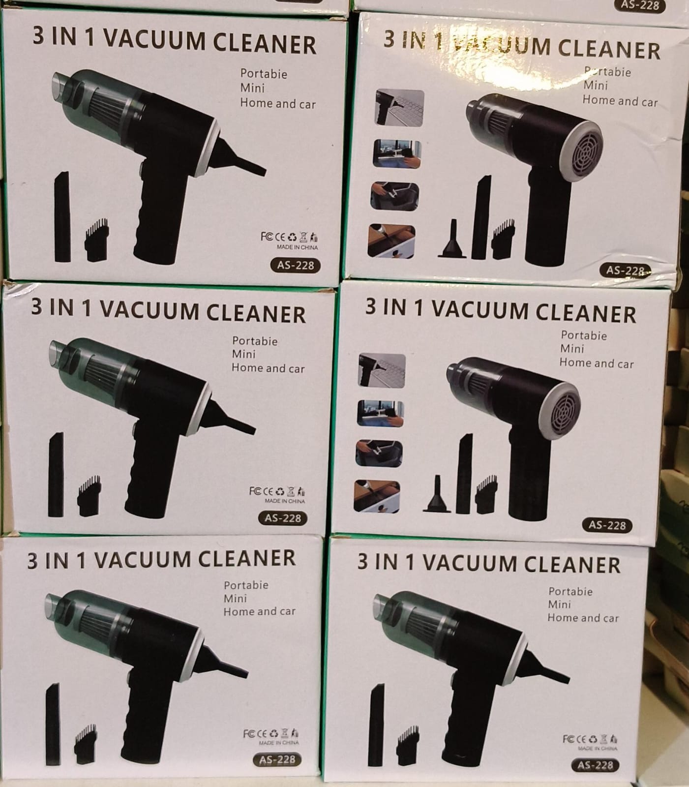 3 in 1 Handheld Vacuum Car Cleaner – Powerful Portable Cordless Cleaner