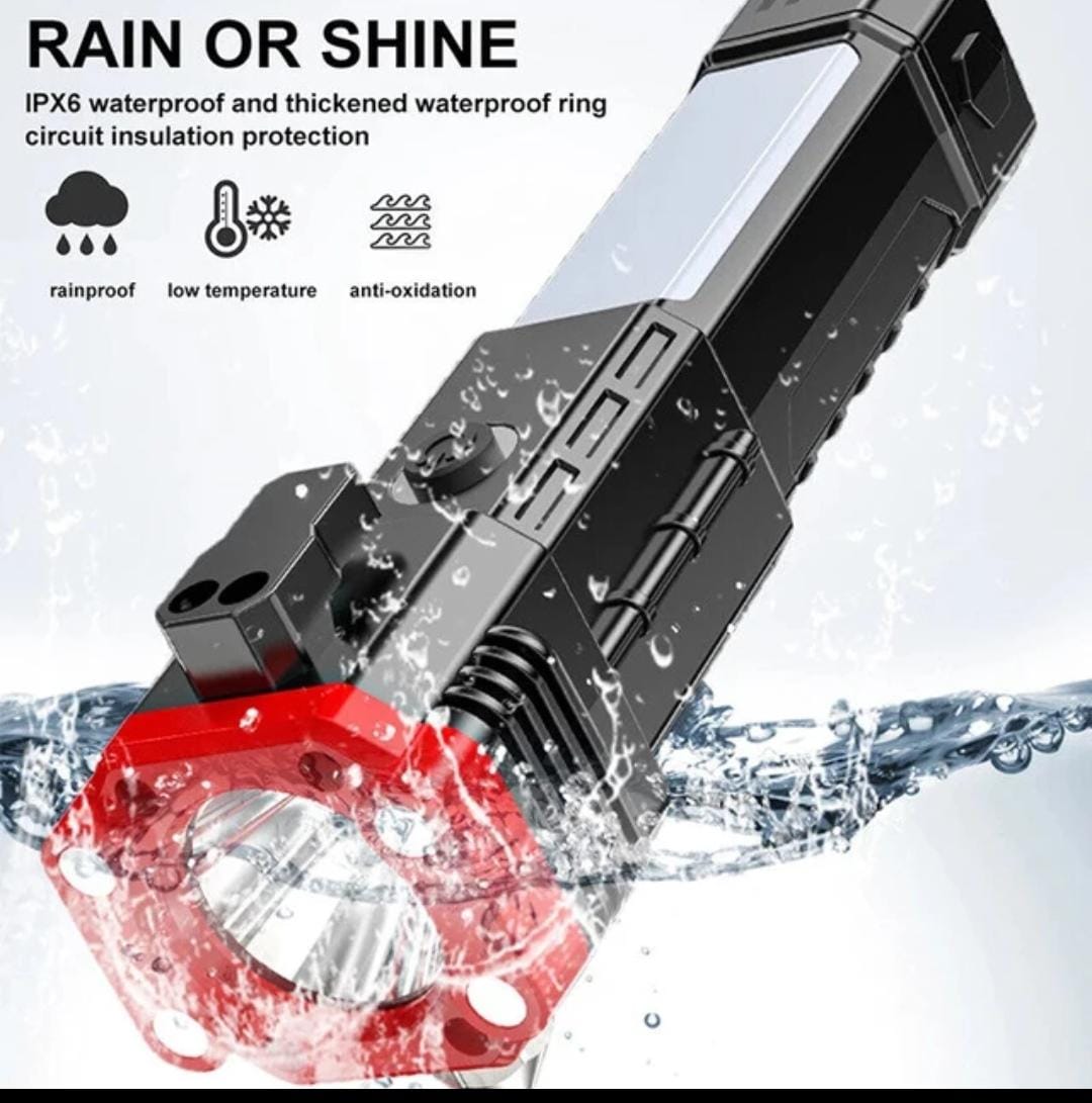 Ultra Bright Emergency LED Light with Window Hammer & Power Bank