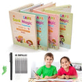 Magic Practice Book for Kids – لکھیں، مٹائیں، دوبارہ سیکھیں 4 ( complete 4 books set )