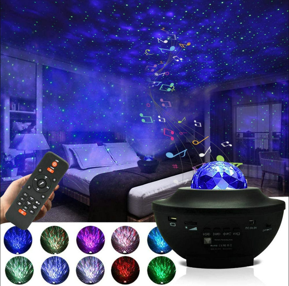 Turn Your Room into a Galaxy – Ocean Wave Light Projector with Soothing Ambience